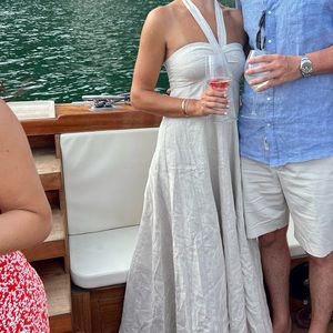 Diish Linen Dress W Straps. Worn Once.